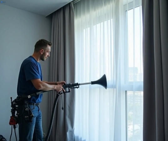 Professional drapes cleaning process tools Matty Curtain Cleaning pullenvale