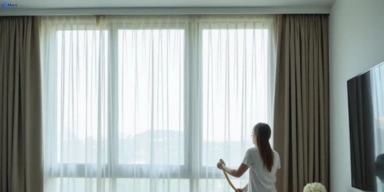 Delicate sheer drape cleaning pullenvale Matty Curtain Cleaning