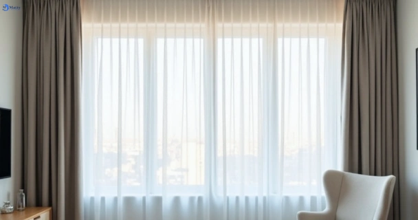 Restored vibrant drapes in pullenvale QLD after Matty Curtain Cleaning