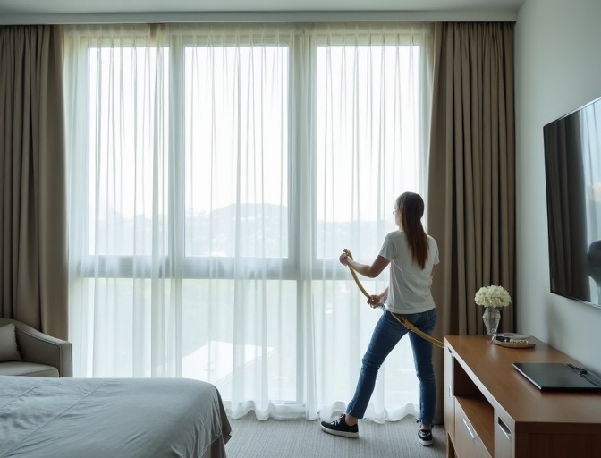 Pullenvale Sheer Curtain Cleaning